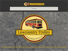 Tablet Screenshot of lowcountrylooptrolley.com